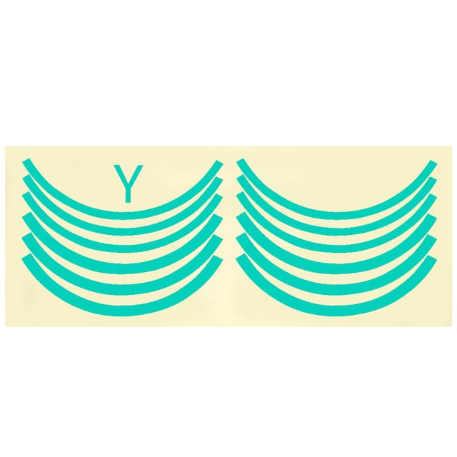 Reflektiv säkerhetsdekal hjul - Tillbehör - Wheelyshop